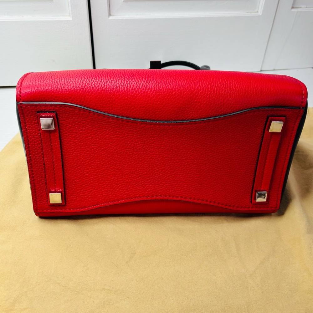 MICHAEL KORS COLLECTION Bancroft Medium Pebbled Calf Leather Satchel - Picture 11 of 11